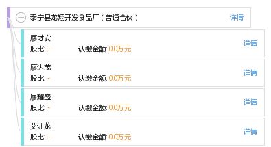 泰寧縣龍翔開(kāi)發(fā)食品廠 普通合伙